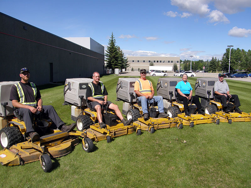 The Breeze team (left to right) includes: Dave Radant, and Dennis, Fred, Laura and Rex Breeze