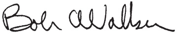 Bob Walker's Signature