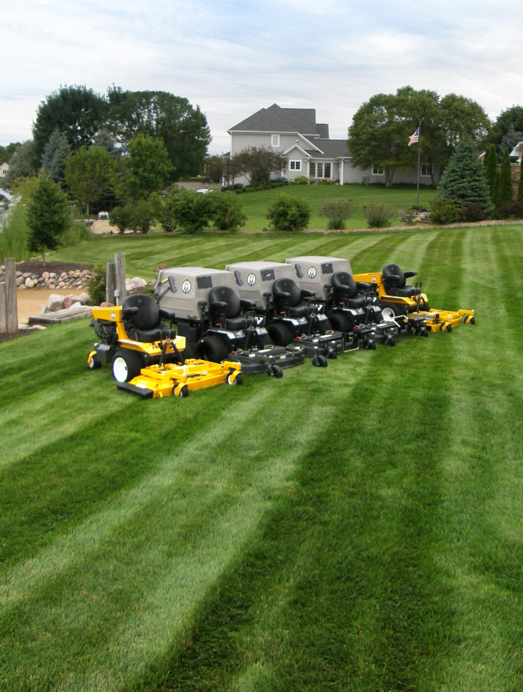 5 mowers, two non-collection and 3 commemoratives