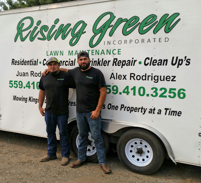 Juan (left) and Alex Rodriguez started Rising Green Inc. in 2011