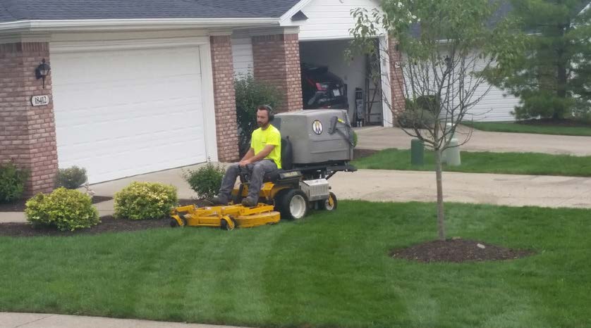 Mowing a small property