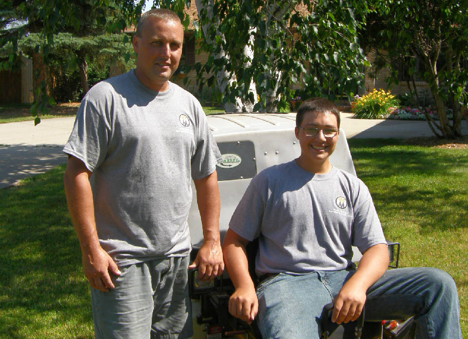 Ray and Brady Amundson